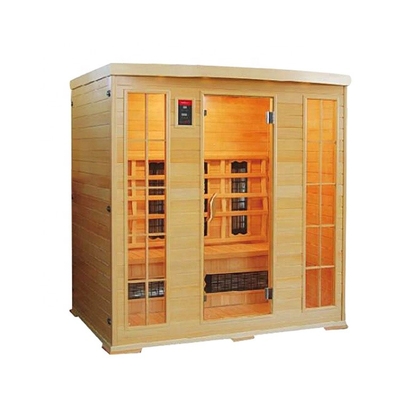 Prefab угловая деревянная сауна пара человека комнаты 4 соли для гостиничного номера