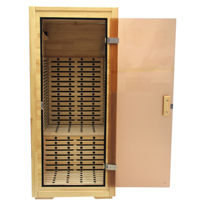 Сауна тела комнаты 240V 1.5kw сауны длинноволновой части инфракрасной области Hemlock на открытом воздухе половинная
