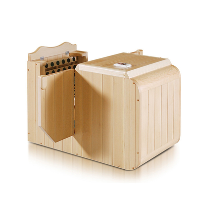 Комната сауны сауны 0.9kw 220V тела Hemlock ультракрасная половинная портативная