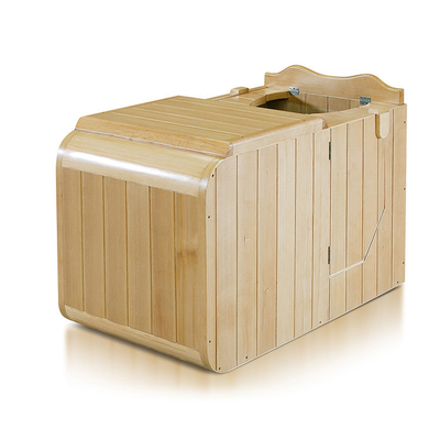 Комната сауны сауны 0.9kw 220V тела Hemlock ультракрасная половинная портативная
