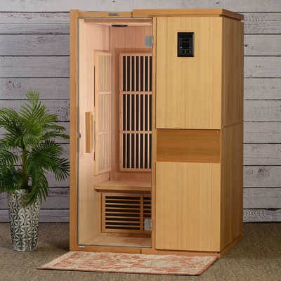 Hemlock деревянное 9KW крытого человека комнаты 2-4 сауны длинноволновой части инфракрасной области канадский